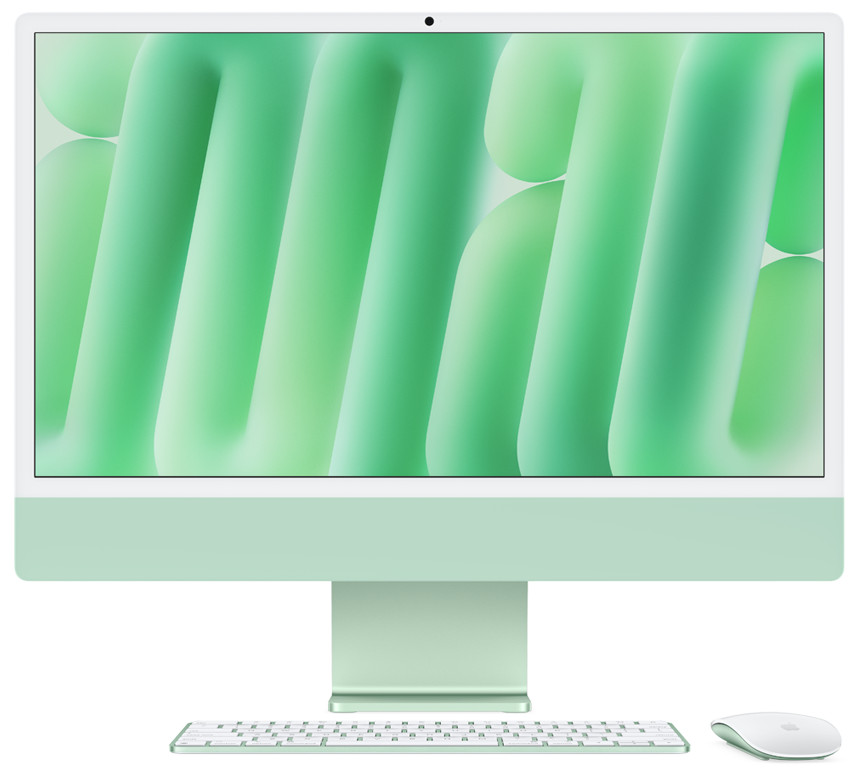 Apple IMAC 24: GREEN/M4 10C CPU/10C GPU/16GB/256GB-CRO